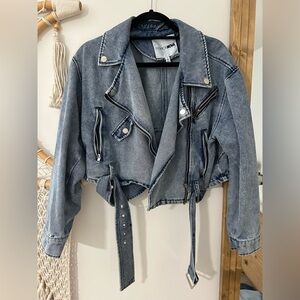 Fashion Nova Light Blue Denim Jacket